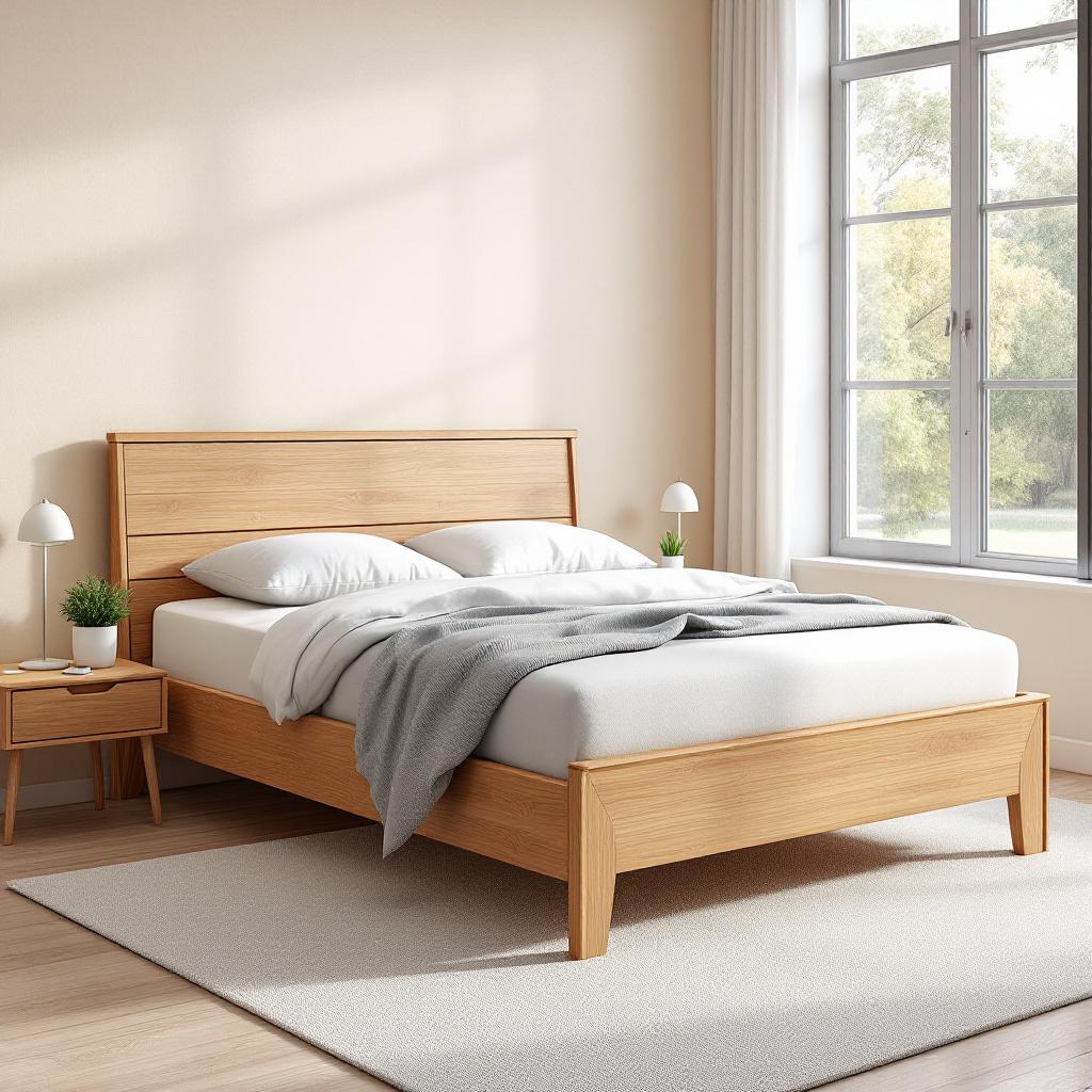 Cửa hàng bán giường ngủ gỗ tự nhiên uy tín