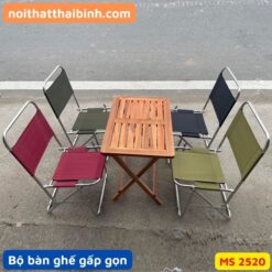 bộ bàn ghế xếp gọn