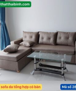 Bộ sofa da tổng hợp