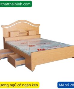 Giường ngủ hiện đại có ngăn kéo