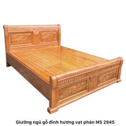 Giường ngủ gỗ đinh hương vạt phản