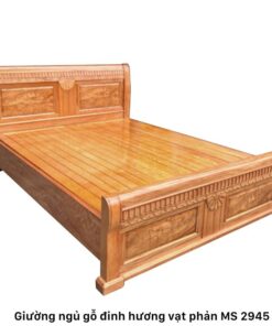 Giường ngủ gỗ đinh hương vạt phản