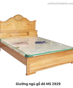 Giường gỗ gõ đỏ cao cấp