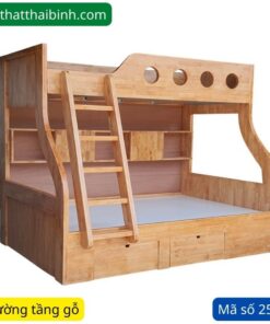 Giường tầng gỗ 1 2m