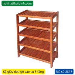 Kệ Giày Dép Gỗ 5 Tầng