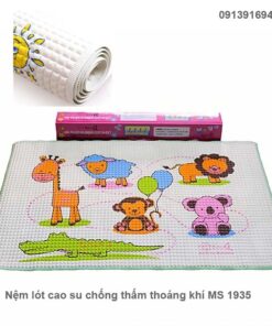Nệm lót cao su chống thấm thoáng khí