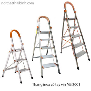 Thang inox có tay vịn