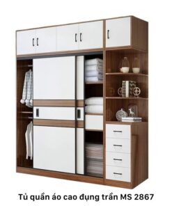 Tủ quần áo cao đụng trần