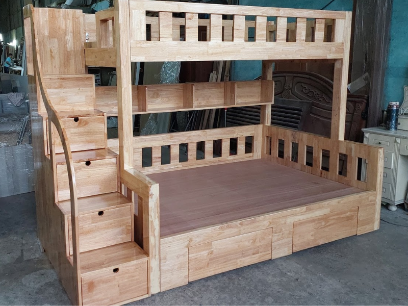 4 lý do nên chọn giường tầng gỗ tự nhiên cho bé
