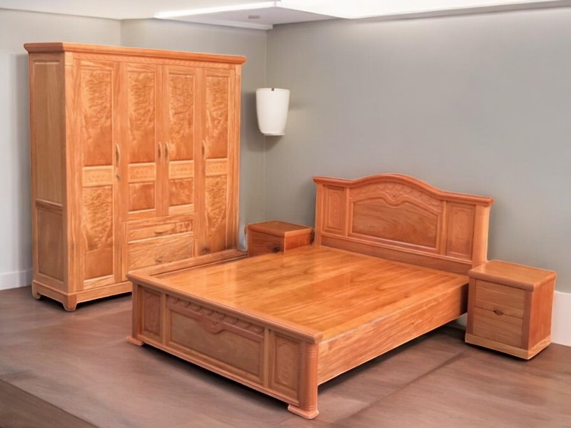 Bộ giường tủ phòng ngủ hiện đại – Sang trọng