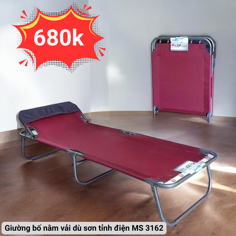 Giường bố nằm vải dù 980,000đ giảm còn 680,000đ