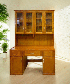 Bàn học có kệ sách bằng gỗ MS 3190