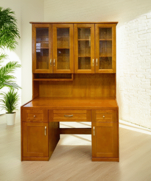 Bàn học có kệ sách bằng gỗ MS 3190