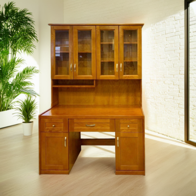 Bàn học có kệ sách bằng gỗ MS 3190