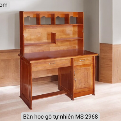 Bàn học gỗ tự nhiên MS 2968