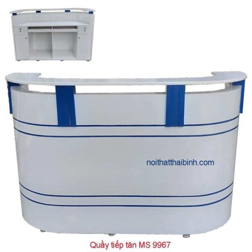 Bàn quầy lễ tân đẹp MS 9967