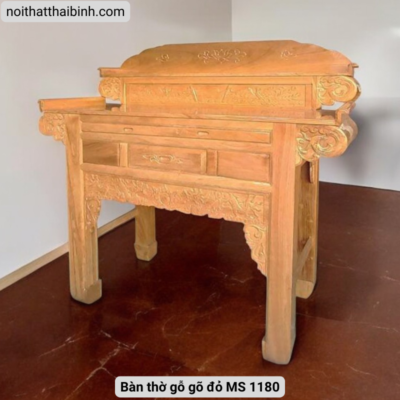Bàn thờ gỗ gõ đỏ MS 1180