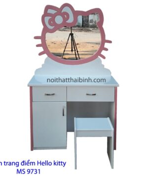 Bàn trang điểm Hello Kitty đẹp MS 9731 Giá 0m8 = 3.800.000