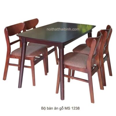 Bàn ăn 4 ghế hiện đại MS 1238 Giá bán = 6.000.000 đ giảm còn = 5.000.000 đ