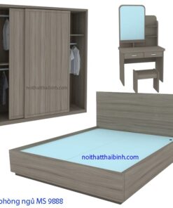 Bộ nội thất phòng ngủ đẹp MS 9888 Giá bán = 15.000.000 đ