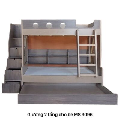 Giường 2 tầng cho bé MS 3096