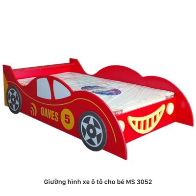 Giường hình xe ô tô cho bé MS 3052