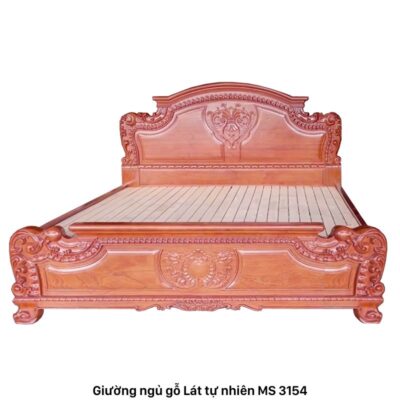 Giường ngủ gỗ Lát cao cấp MS 3154