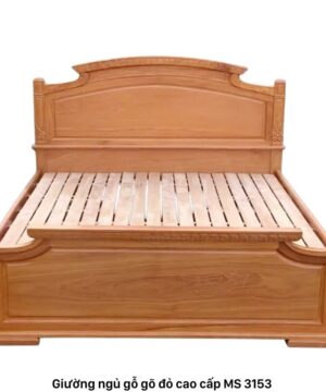 Giường gõ đỏ cao cấp MS 3153