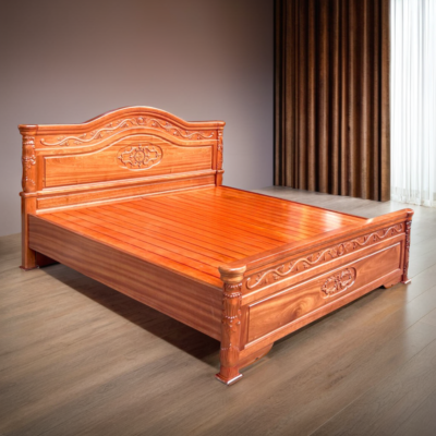 Giường ngủ gỗ xoan đào MS 3186