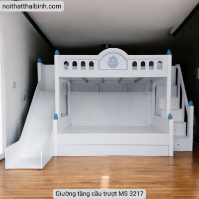 Giường tầng cầu trượt MS 3217