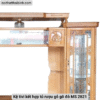 Kệ tivi kết hợp tủ rượu gỗ gõ đỏ MS 2821 - Hình ảnh 5