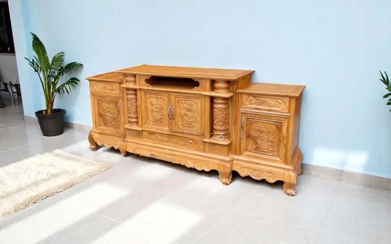 Khám Phá 5 Kệ Tivi Làm Từ Gỗ Tự Nhiên Đẹp Mắt