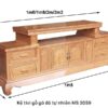 Kệ tivi gỗ gõ đỏ MS 3059 - Hình ảnh 5
