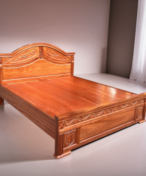 Mẫu giường gỗ xoan đào đẹp MS 3187