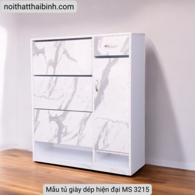Mẫu tủ giày dép hiện đại MS 3215
