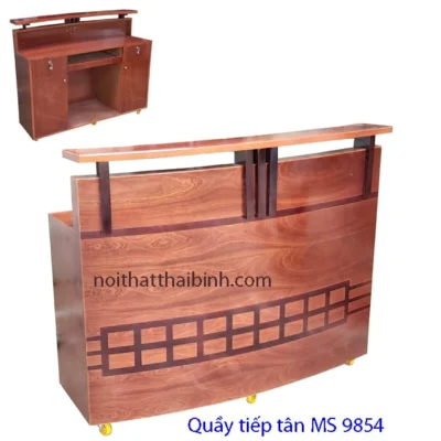 Quầy lễ tân đẹp tphcm MS 9854 Giá 1m4 = 4.900.000