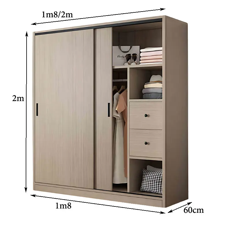 Tủ áo cánh trượt MS 3193 - Ảnh 4
