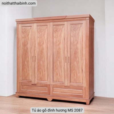 Tủ áo gỗ đinh hương MS 2087