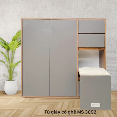 Tủ giày có ghế ngồi MS 3092