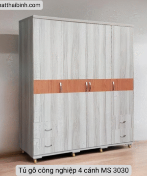 Tủ gỗ công nghiệp 4 cánh MS 3030