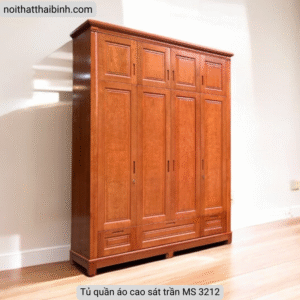Tủ quần áo cao sát trần MS 3212