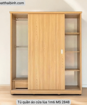Tủ quần áo cửa lùa 1m6 MS 2848