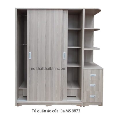 Tủ quần áo cửa lùa 2 cánh MS 9873 Giá bán = 8.000.000 đ