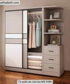 Tủ áo cửa lùa cao cấp MS 9386