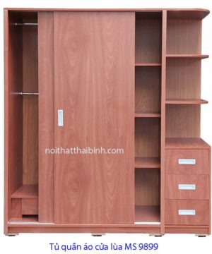 Tủ quần áo cửa trượt hiện đại MS 9899