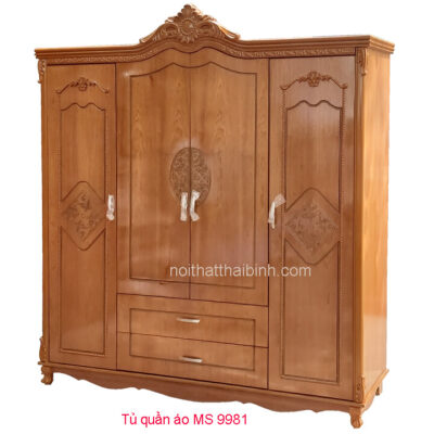 Tủ quần áo cao cấp MS 9981 Giá bán = 10.000.000 đ