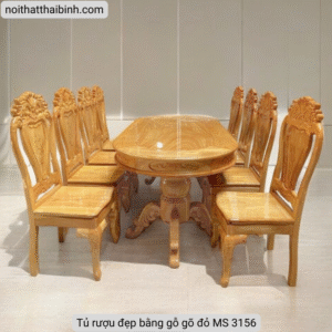 Bộ bàn ăn 8 ghế MS 3084
