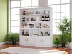 Tủ rượu phòng khách hiện đại tiết kiệm diện tích