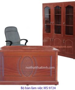 Bàn ghế văn phòng giá rẻ MS 9724 Giá bộ = 12.400.000