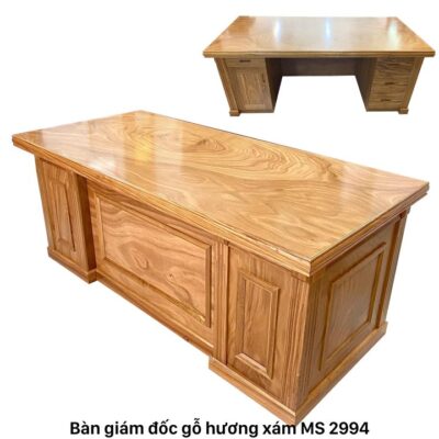 Bàn giám đốc gỗ hương xám MS 2994 | GIAO HỎA TỐC TPHCM